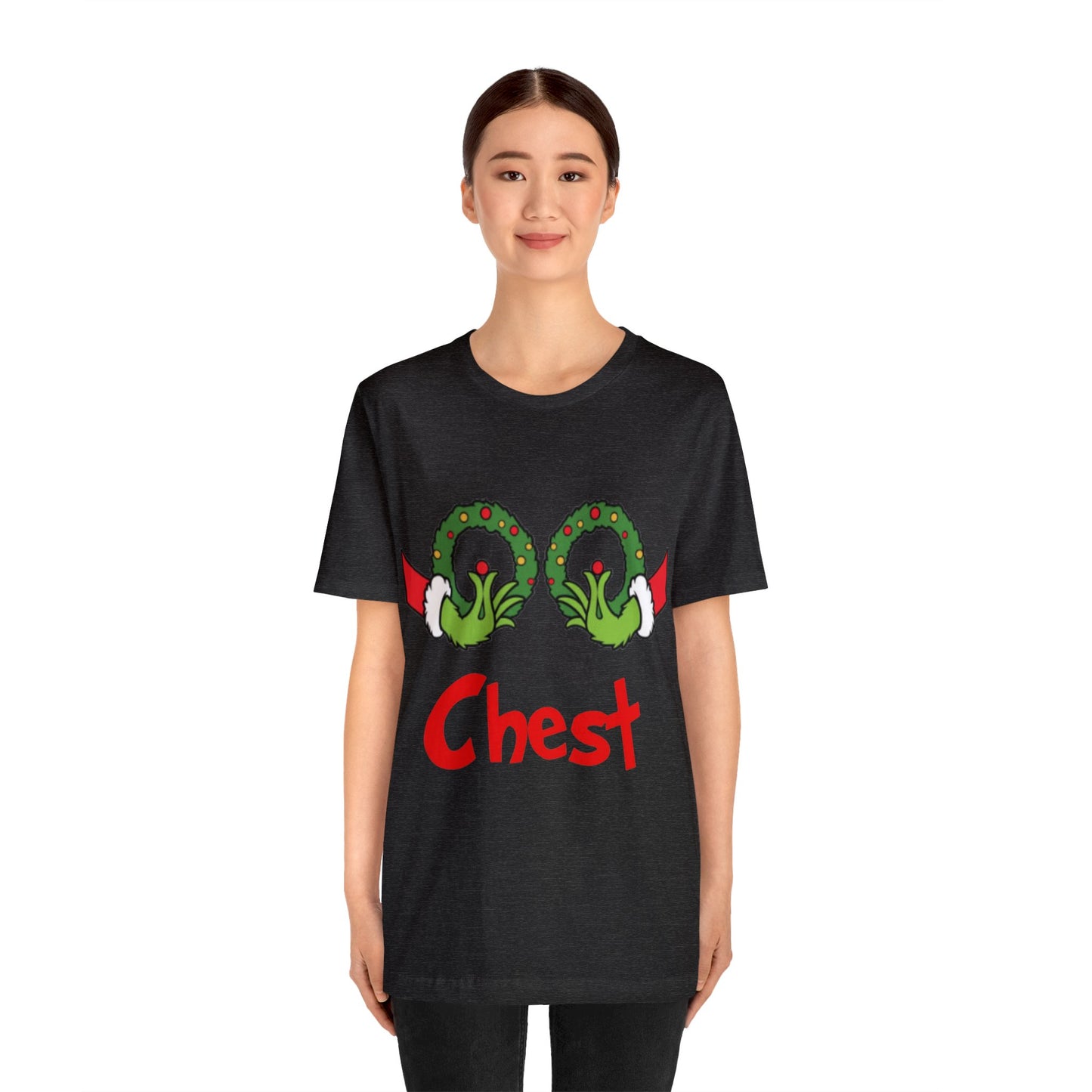 Grinch Couples T-shirt (Chest) Unisex Jersey Short Sleeve Tee