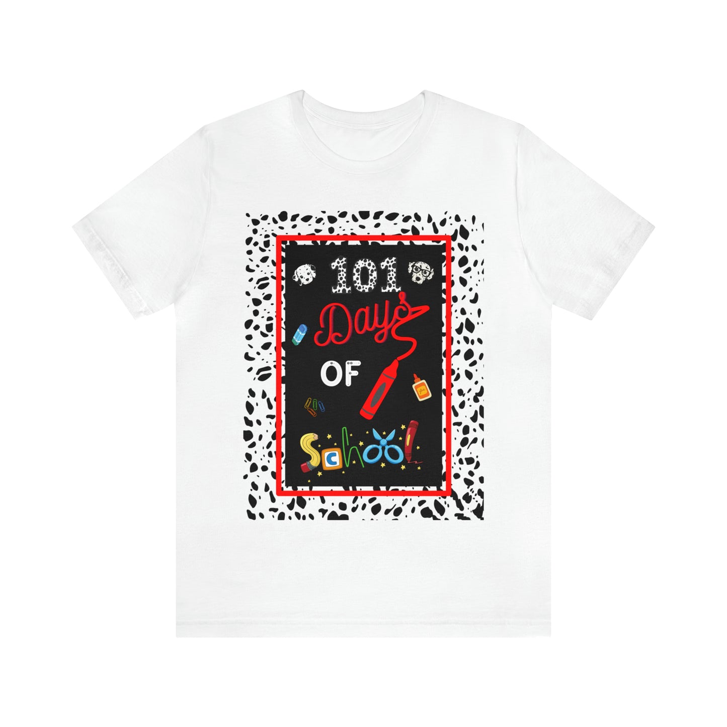 101 days of school Teachers T-shirt - Unisex Jersey Short Sleeve Tee