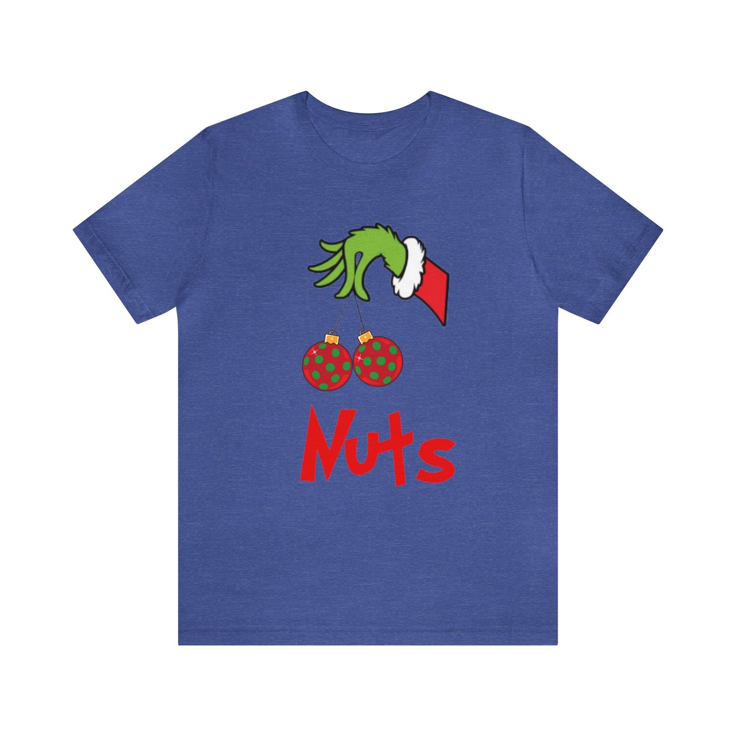 Grinch Couples Tshirt (Nuts) Unisex Jersey Short Sleeve Tee