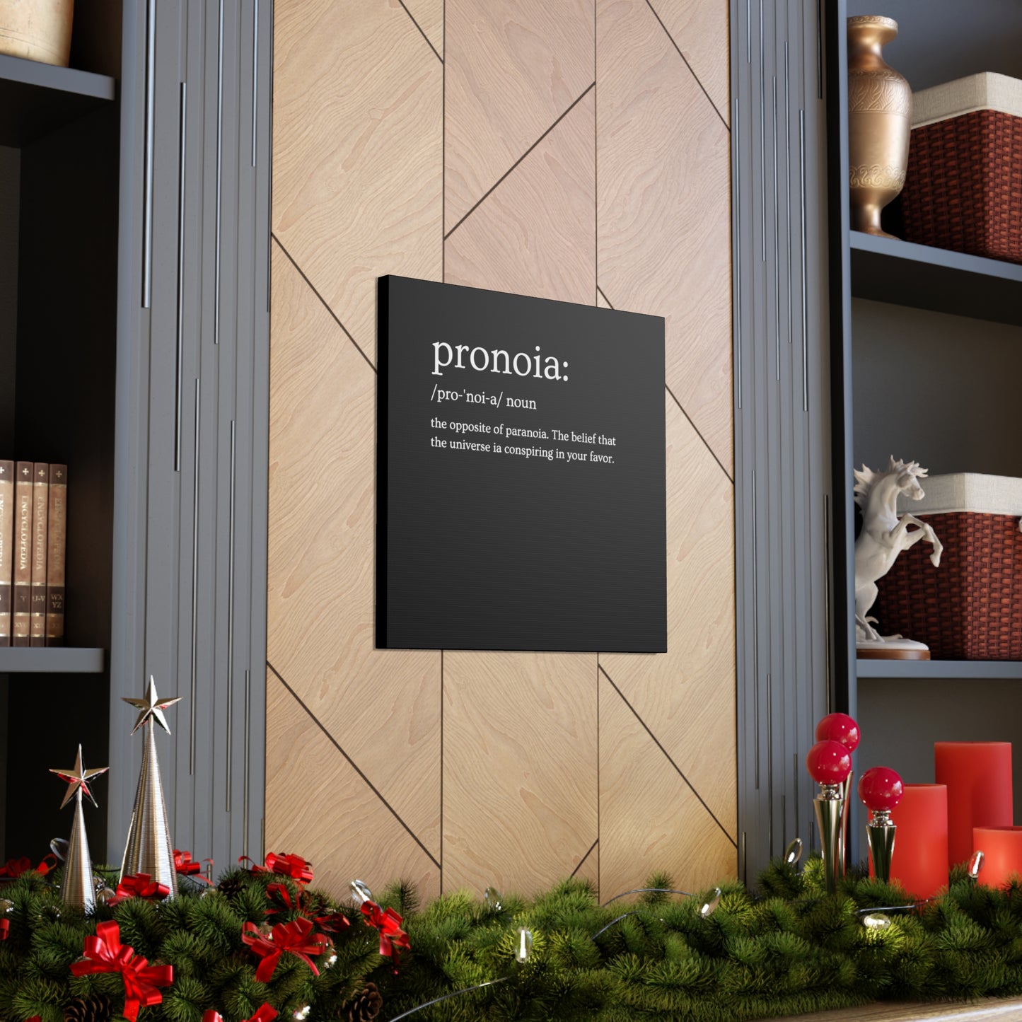 Pronoia - definition Canvas Gallery Wraps