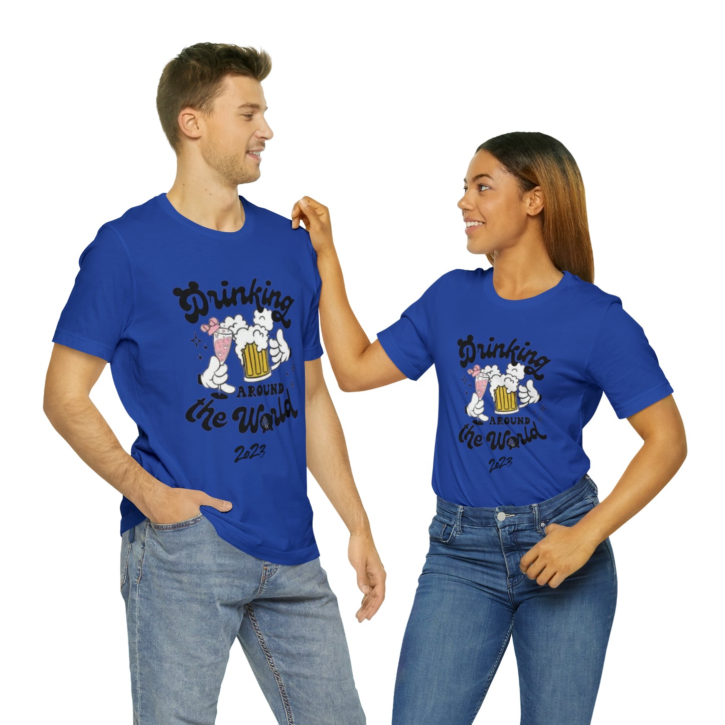 Epcot Drinking Around the World Unisex Jersey Short Sleeve Tee