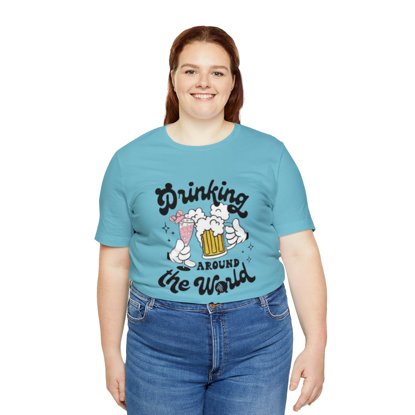 Epcot Drinking Around the World Unisex Jersey Short Sleeve Tee