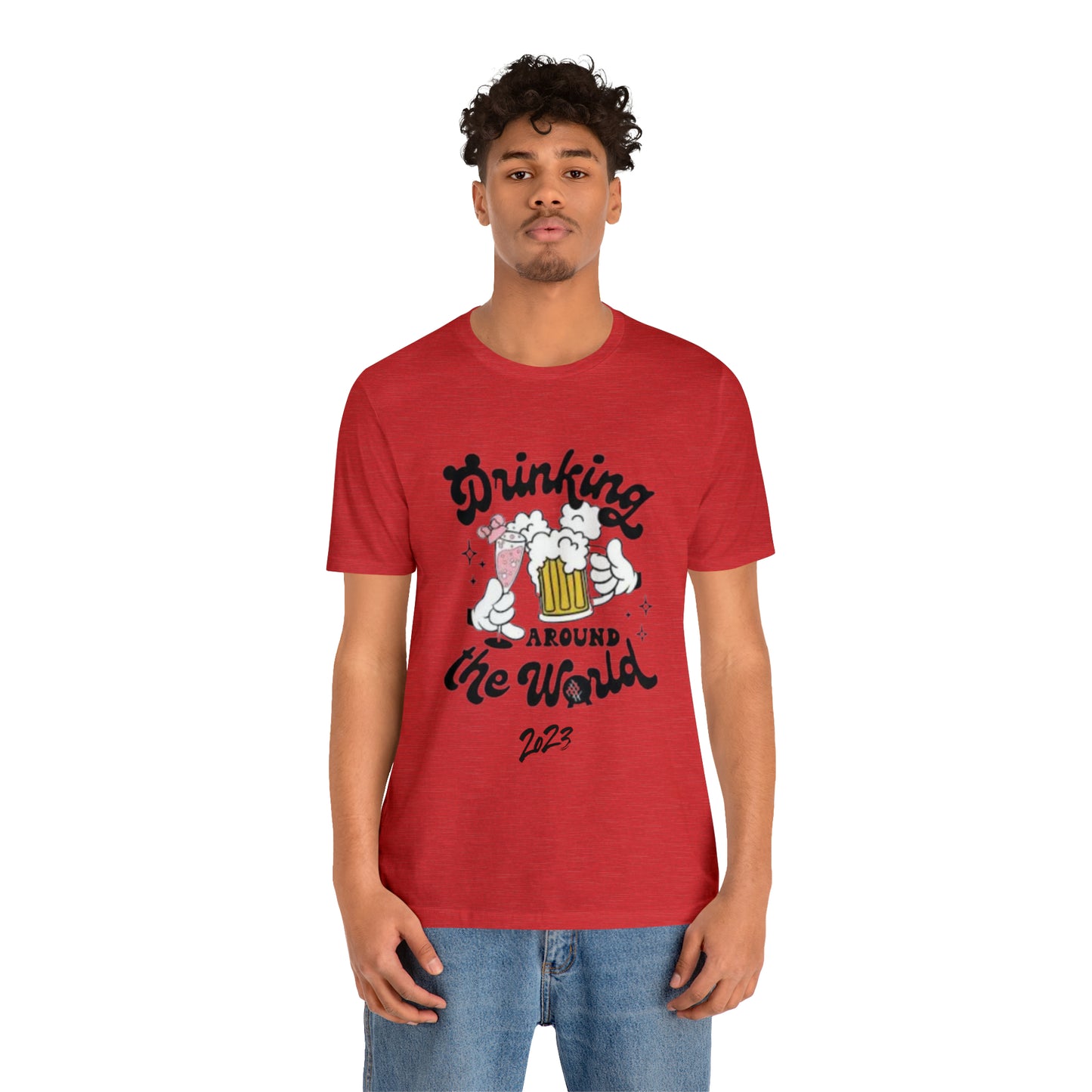 Epcot Drinking Around the World Unisex Jersey Short Sleeve Tee