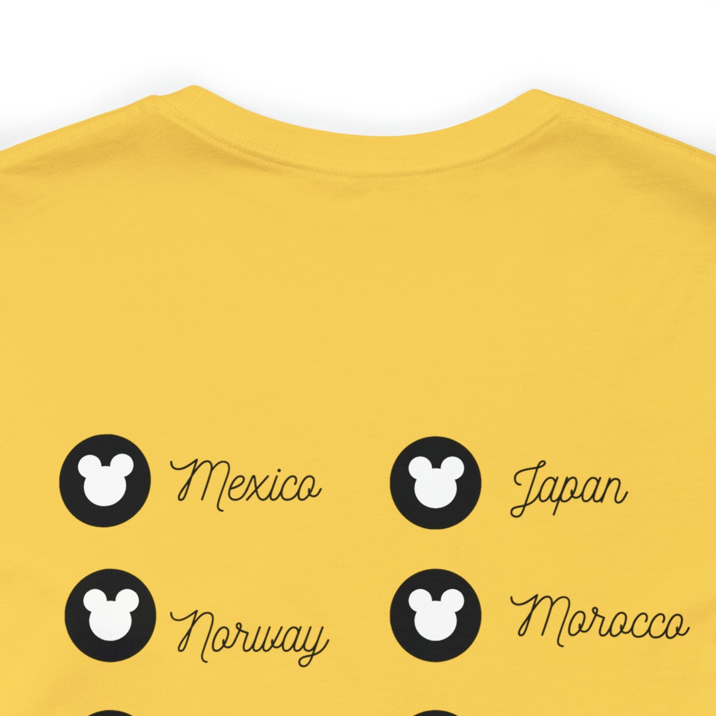 Epcot Drinking Around the World Unisex Jersey Short Sleeve Tee