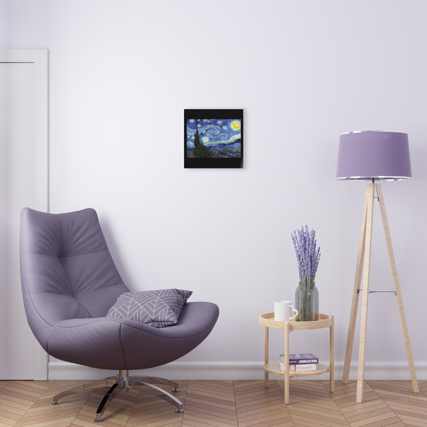 Starry Night By Vincent Van Gogh- Canvas Acrylic Print