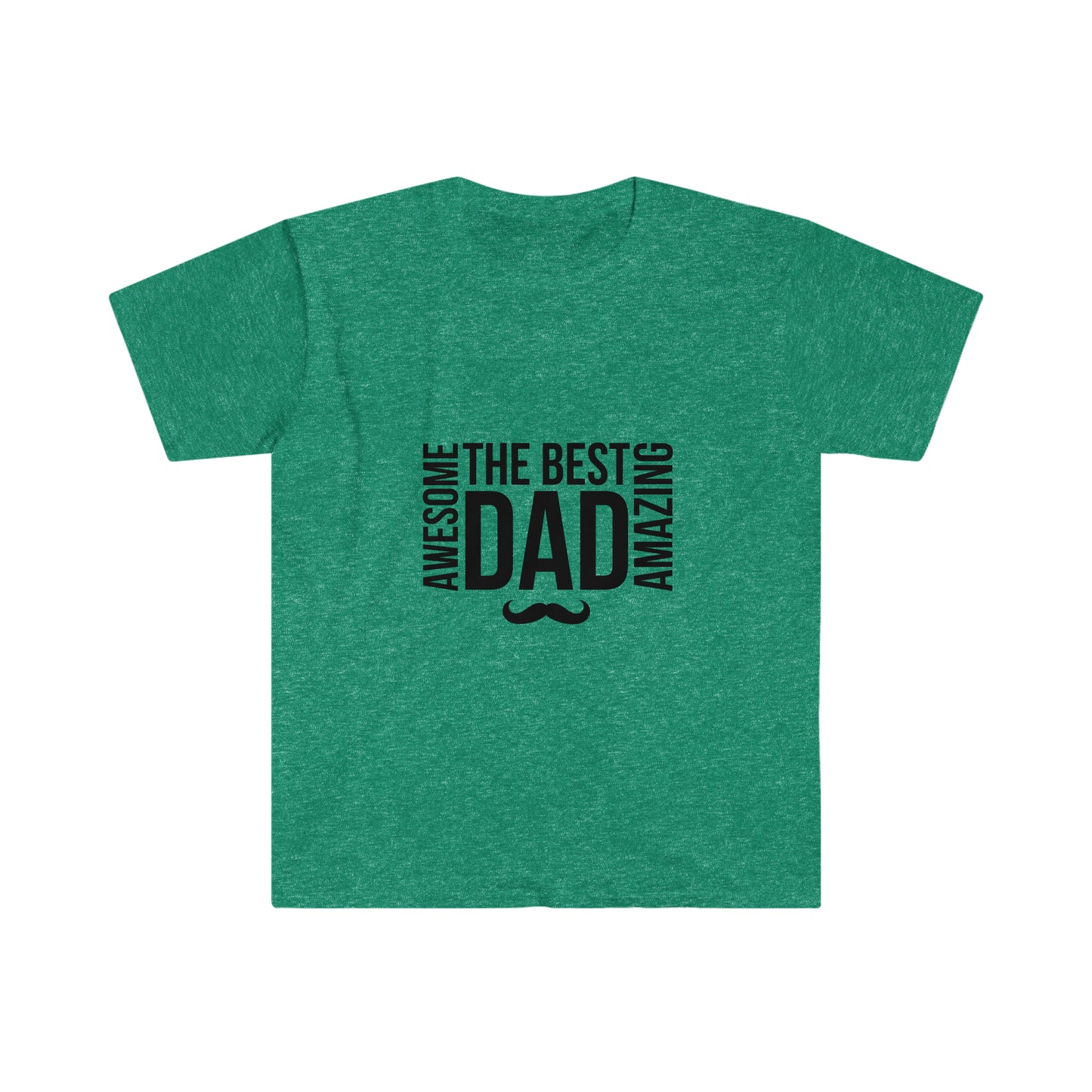 Fathers Day Shirt - The best dad. Unisex Softstyle T-Shirt