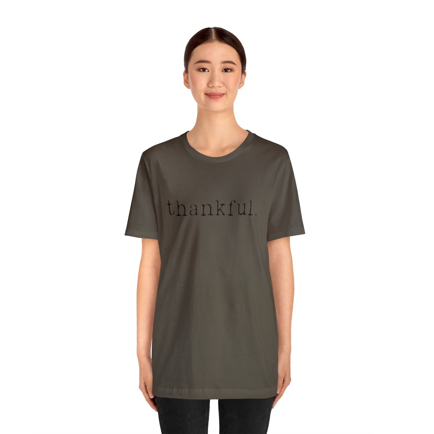 Thankful. Unisex Jersey Short Sleeve Tee