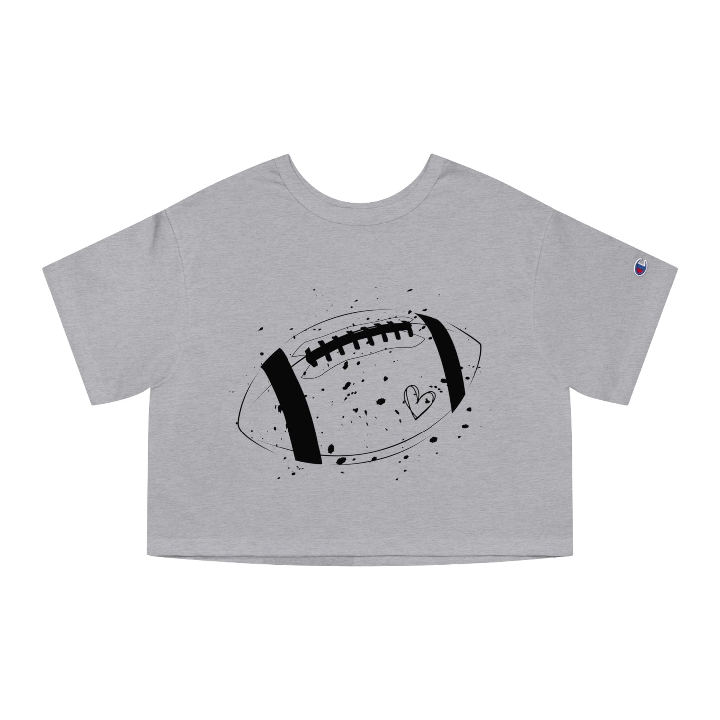 Football Love Cropped Top