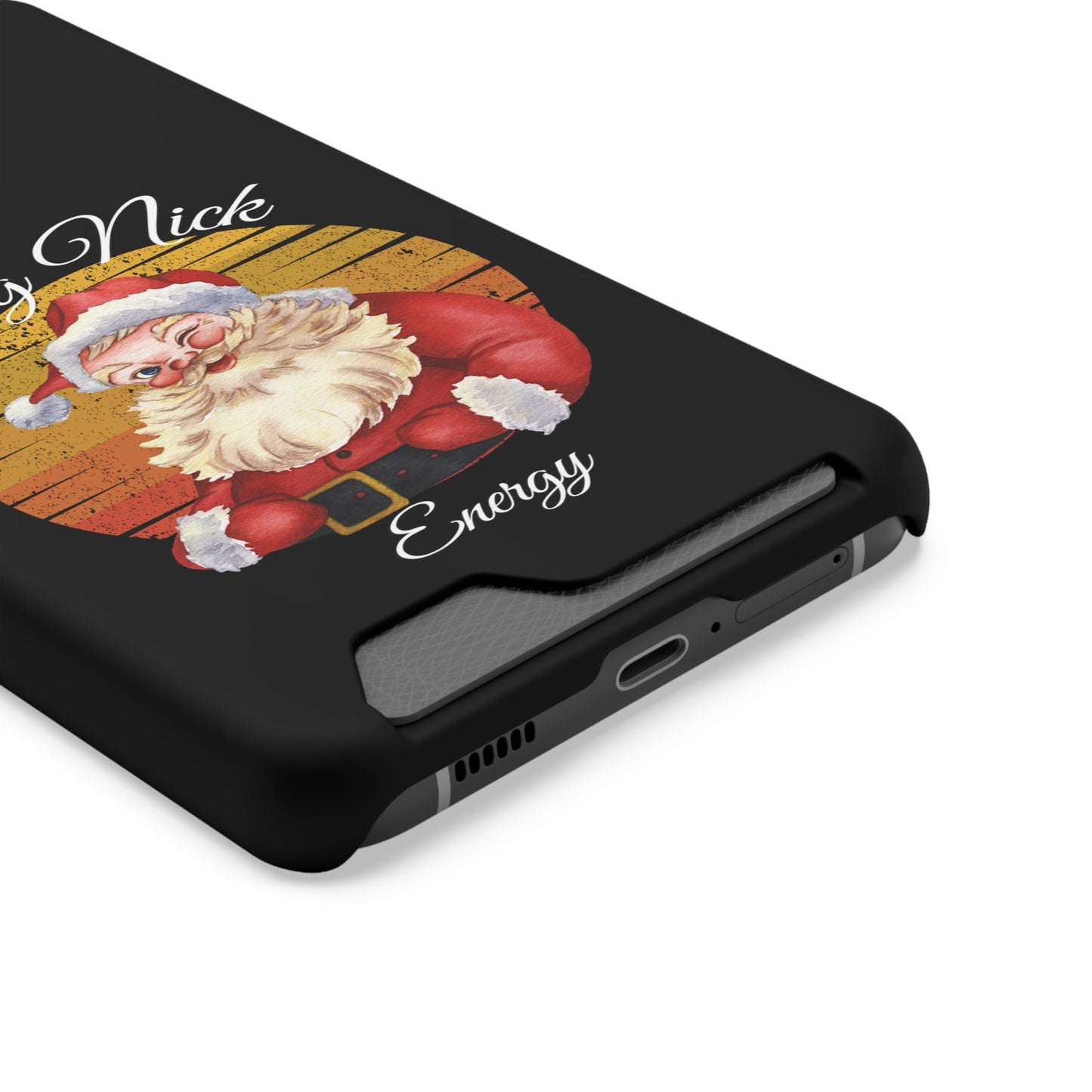 Big Nick Energy Christmas Phone Case With Card Holder