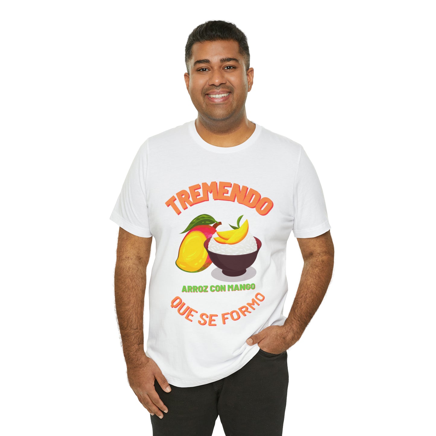 Tremendo Arroz Con Mango Que Se Formo -Unisex Jersey Short Sleeve Tee