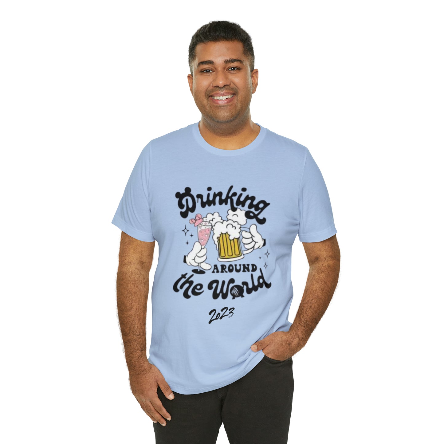 Epcot Drinking Around the World Unisex Jersey Short Sleeve Tee