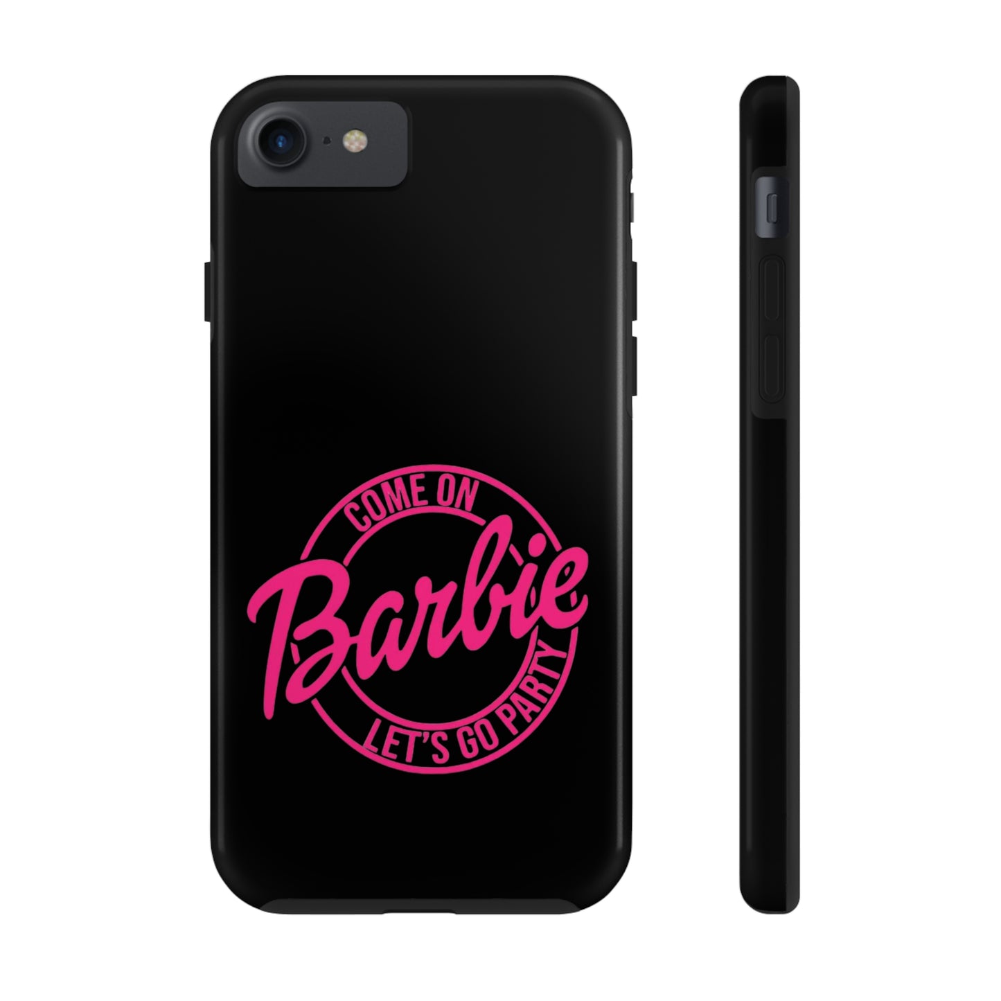 Come on Barbie Lets Go Party Black Tough Phone Case
