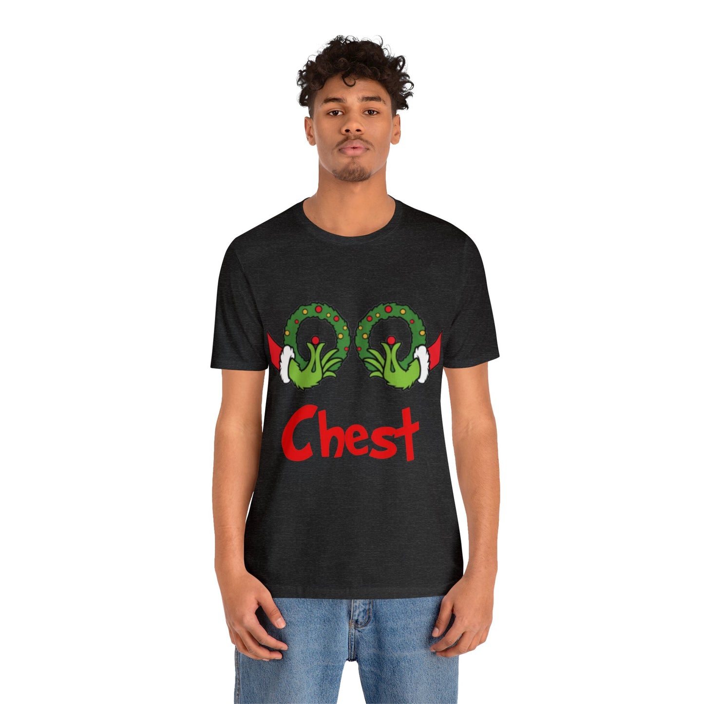 Grinch Couples T-shirt (Chest) Unisex Jersey Short Sleeve Tee