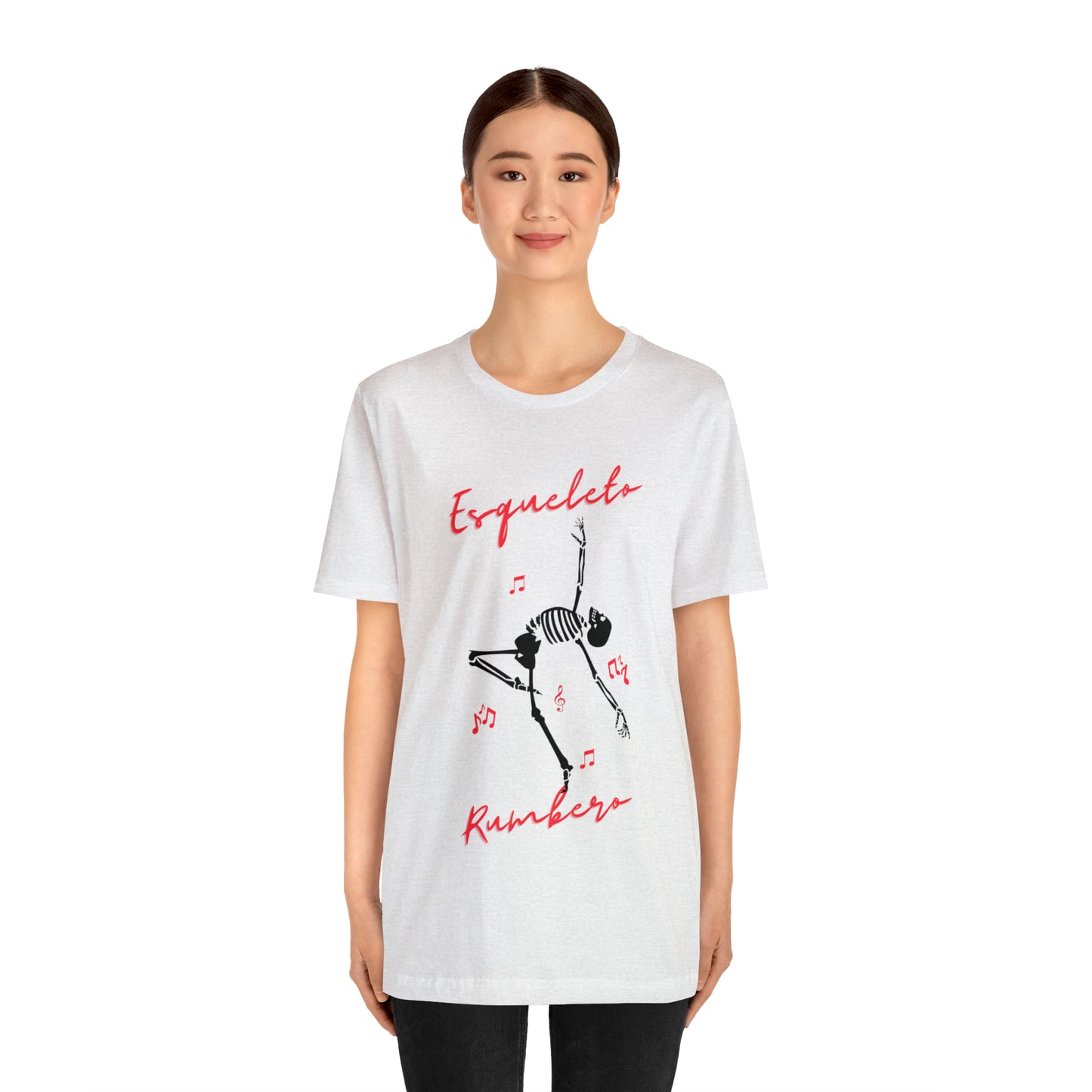 Esqueleto Rumbero Unisex Jersey Short Sleeve Tee