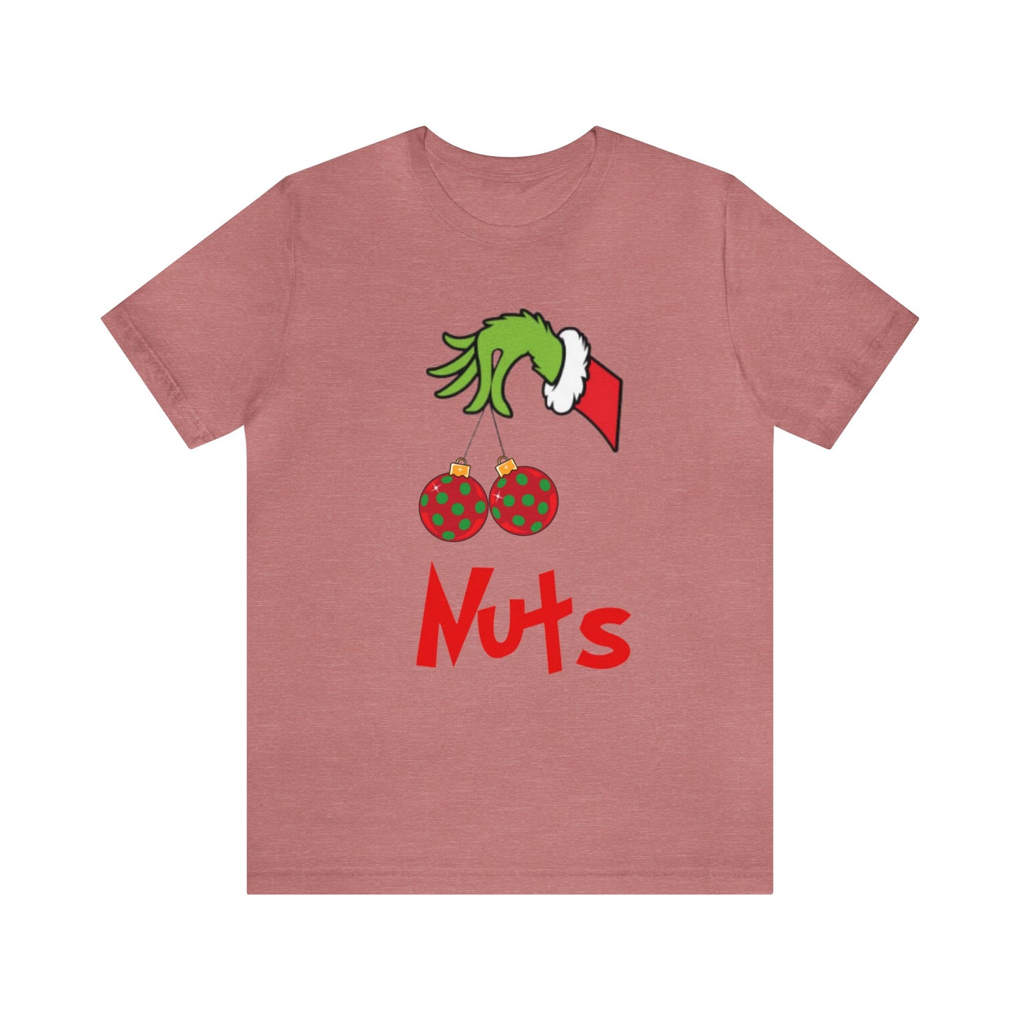 Grinch Couples Tshirt (Nuts) Unisex Jersey Short Sleeve Tee