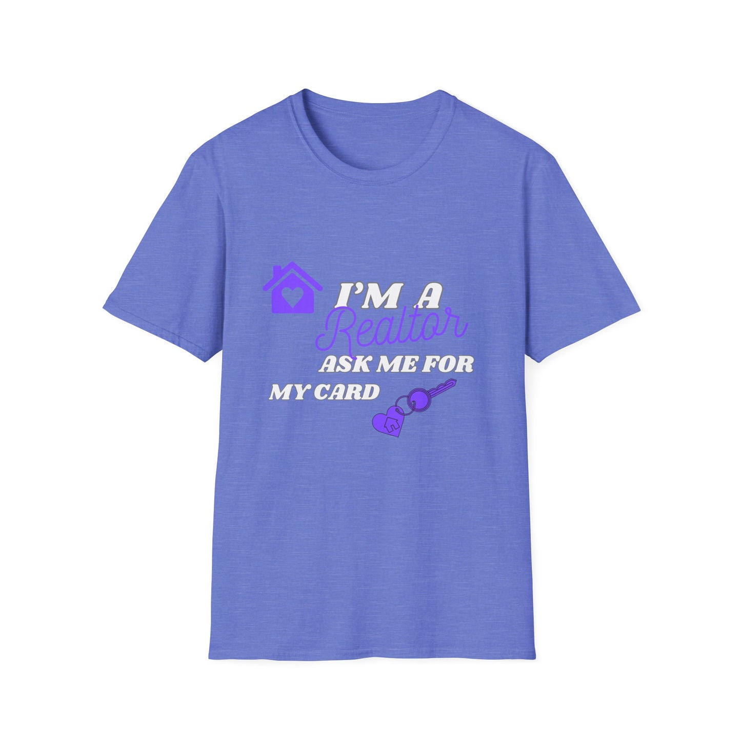 I'm a Realtor Ask me for my card - Perfect for Open Houses and Real Estate Events (purple)