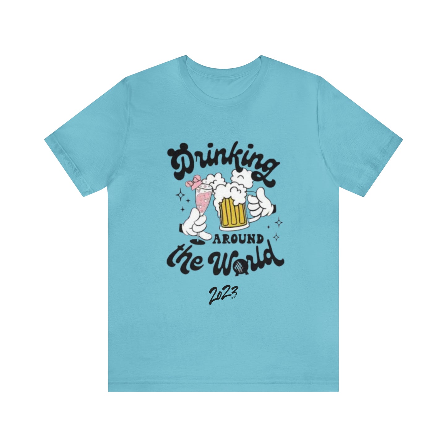 Epcot Drinking Around the World Unisex Jersey Short Sleeve Tee