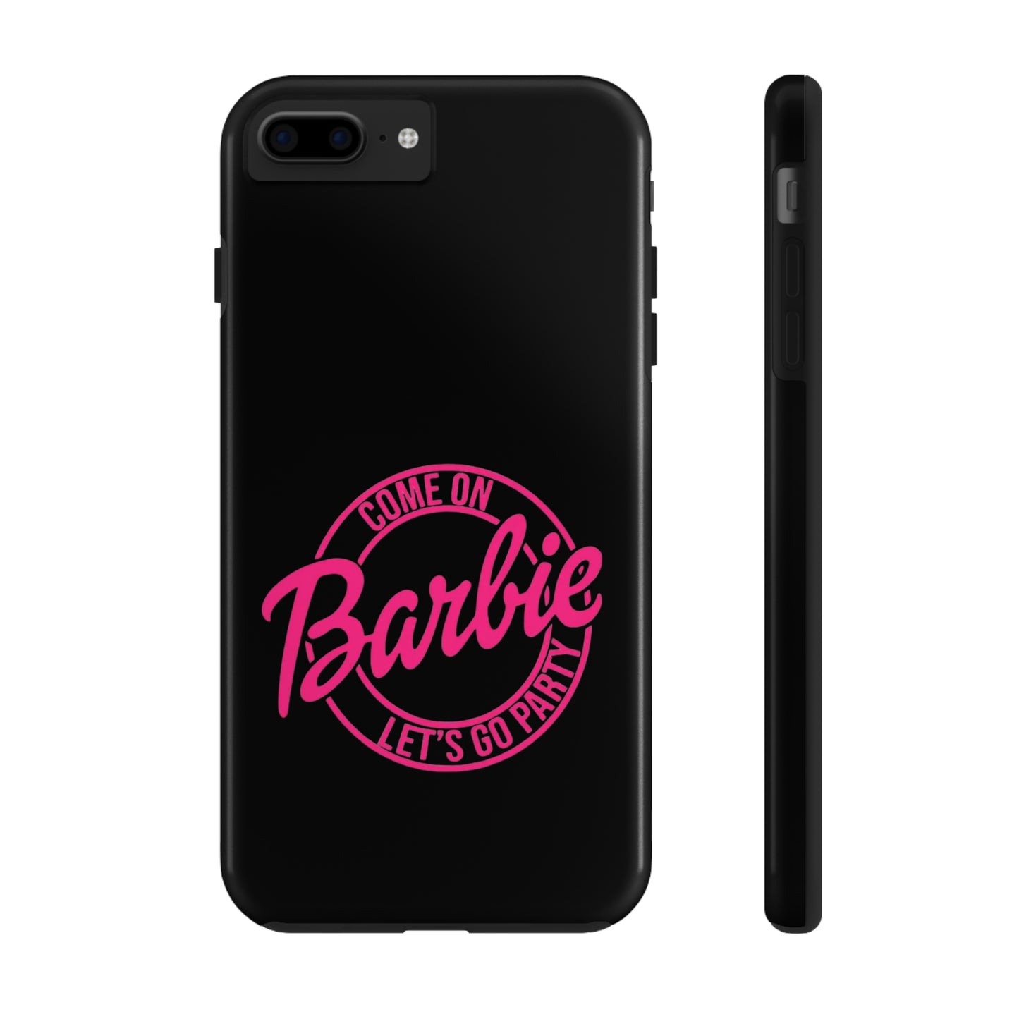 Come on Barbie Lets Go Party Black Tough Phone Case