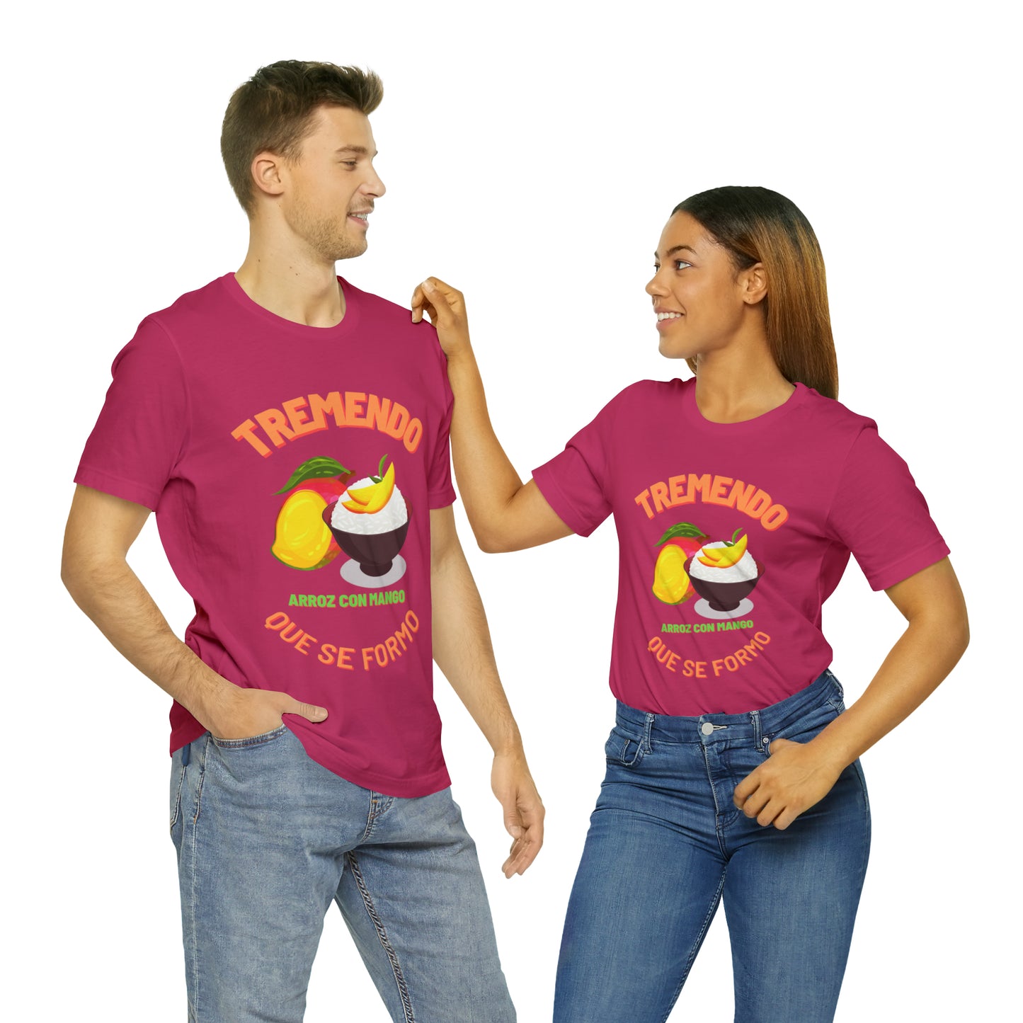 Tremendo Arroz Con Mango Que Se Formo -Unisex Jersey Short Sleeve Tee