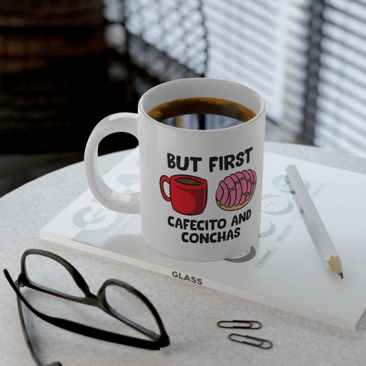 But First Cafecito & Conchas Jumbo Mug, 20oz