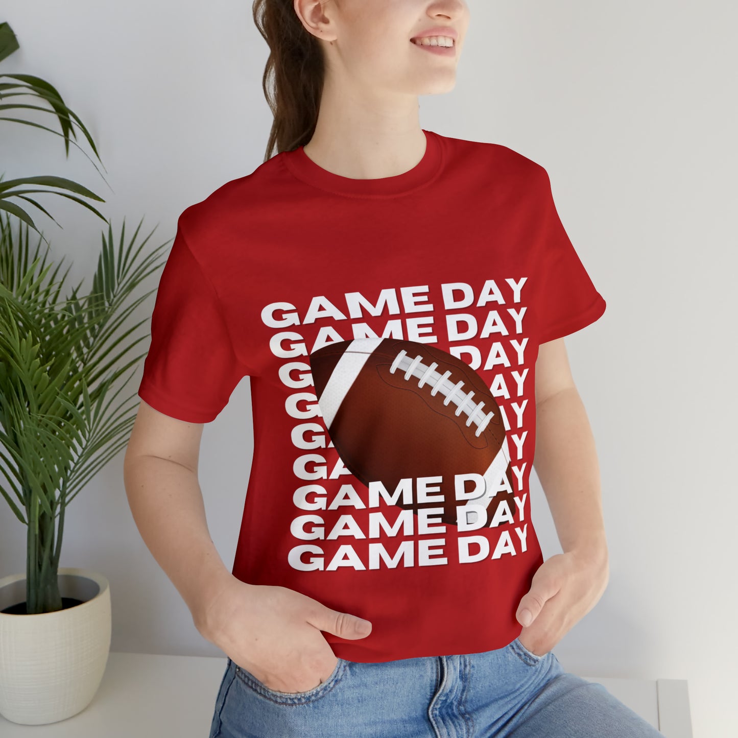 Game Day Football Unisex Jersey Short Sleeve Tee