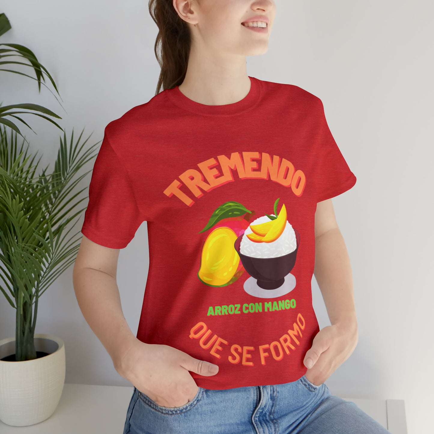 Tremendo Arroz Con Mango Que Se Formo -Unisex Jersey Short Sleeve Tee