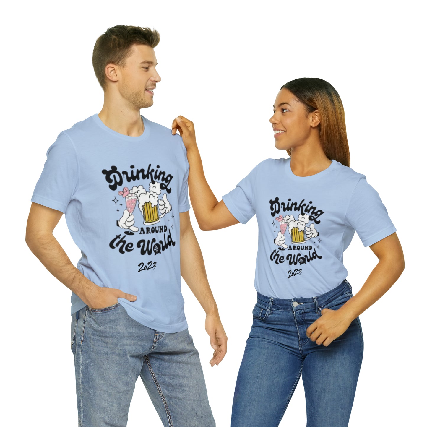Epcot Drinking Around the World Unisex Jersey Short Sleeve Tee