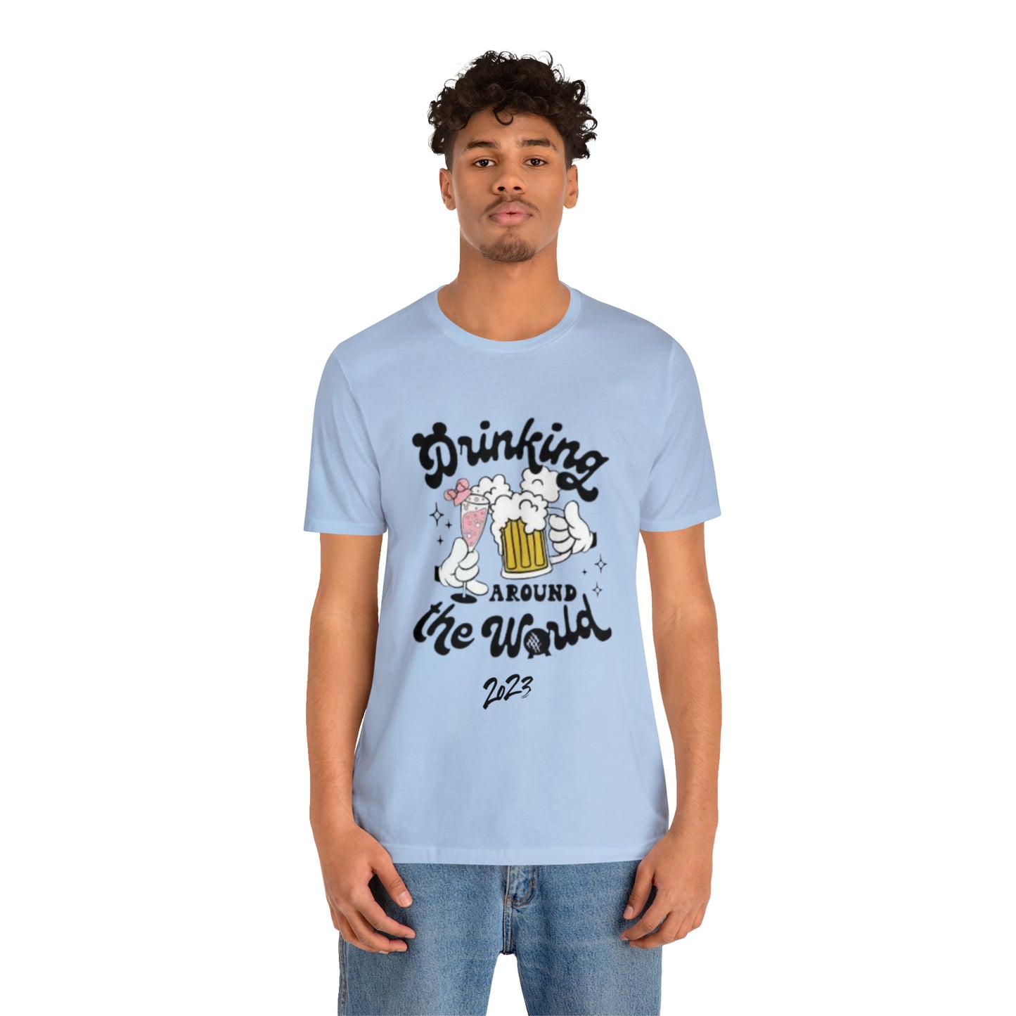 Epcot Drinking Around the World Unisex Jersey Short Sleeve Tee