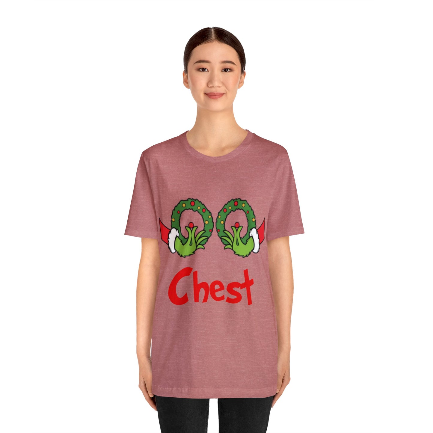Grinch Couples T-shirt (Chest) Unisex Jersey Short Sleeve Tee