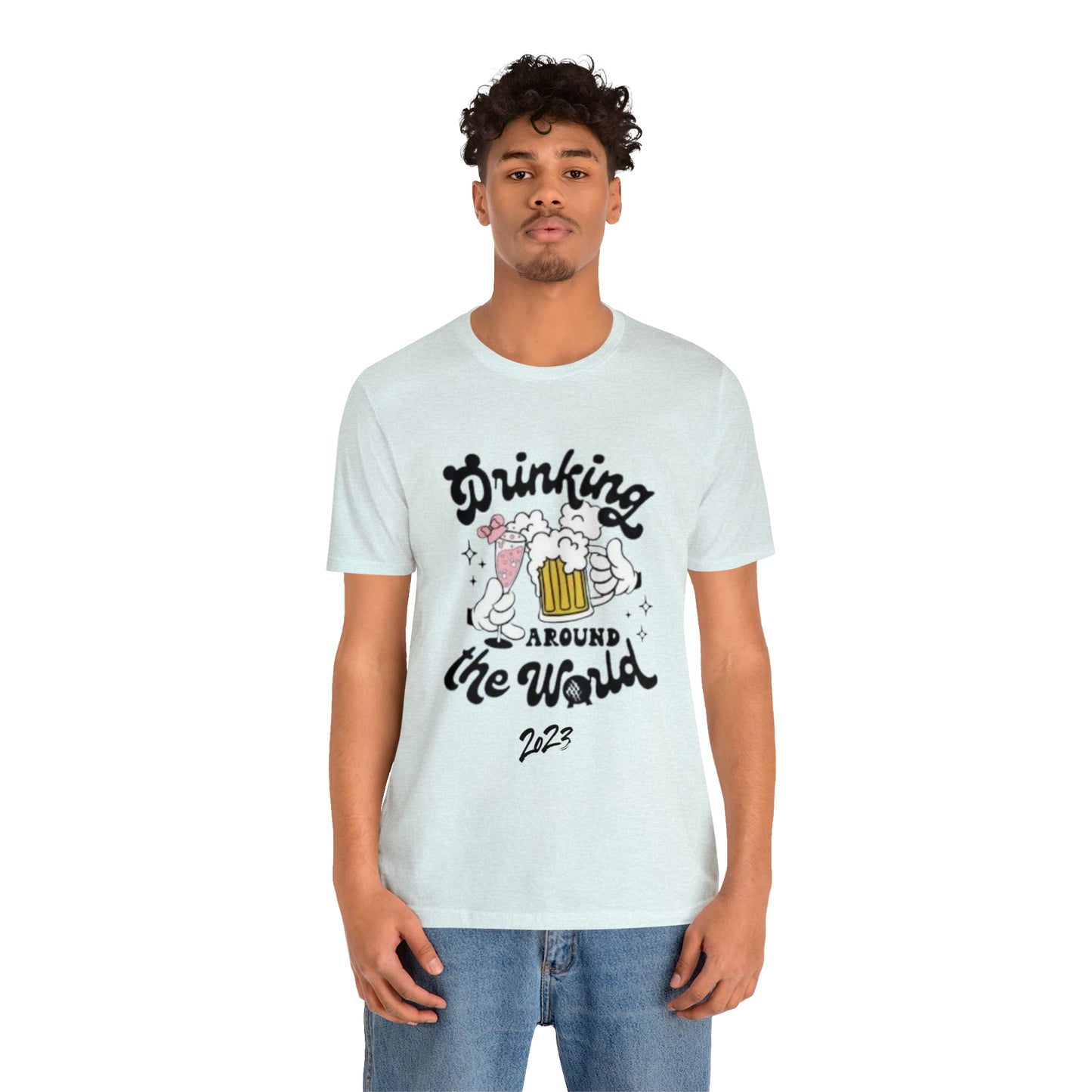 Epcot Drinking Around the World Unisex Jersey Short Sleeve Tee
