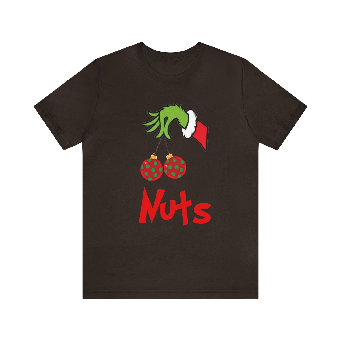 Grinch Couples Tshirt (Nuts) Unisex Jersey Short Sleeve Tee