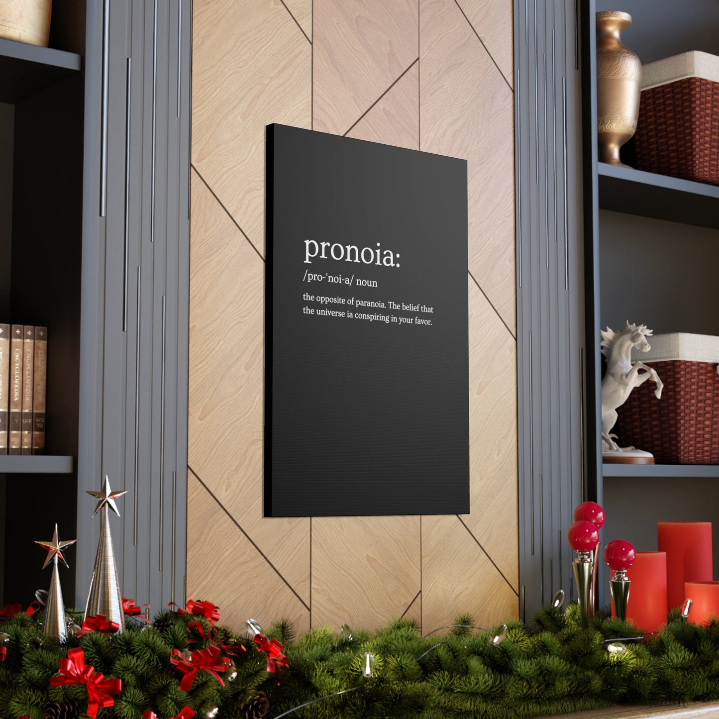 Pronoia - definition Canvas Gallery Wraps