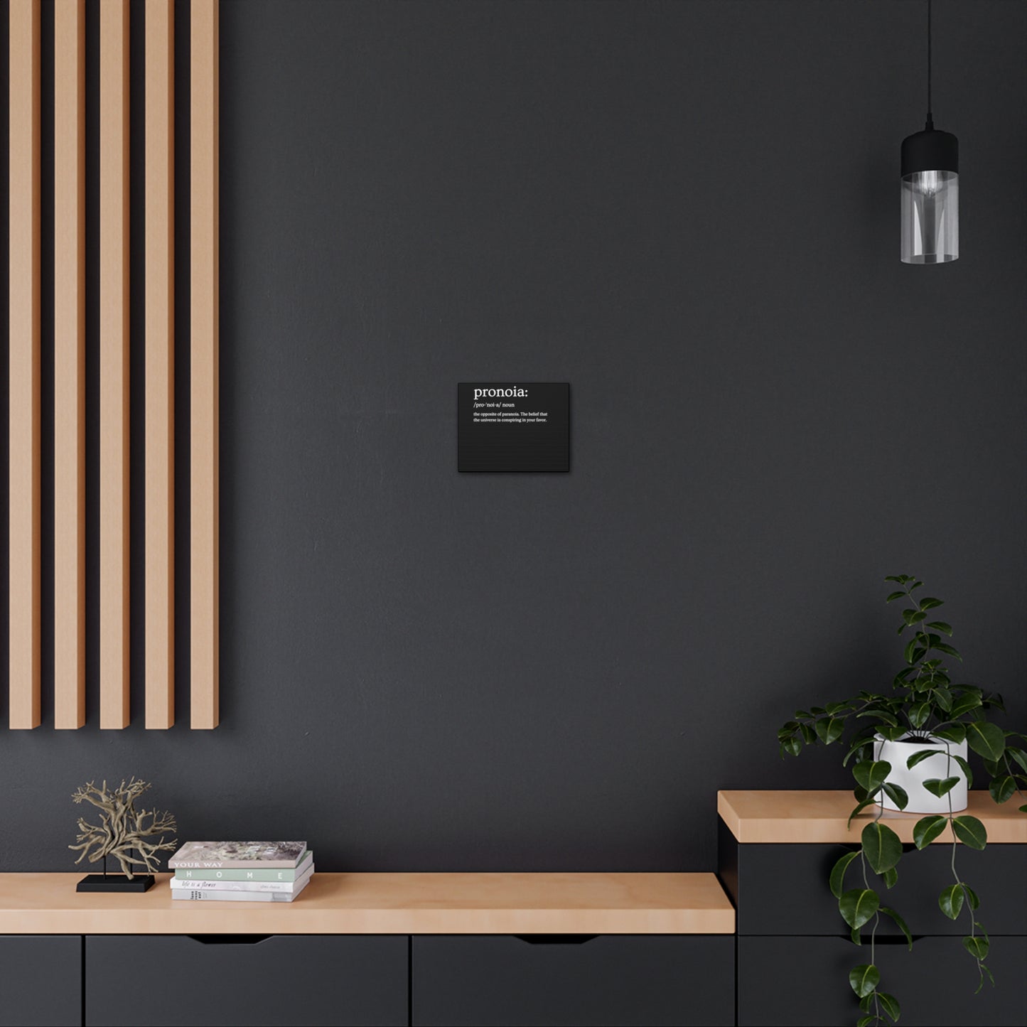 Pronoia - definition Canvas Gallery Wraps