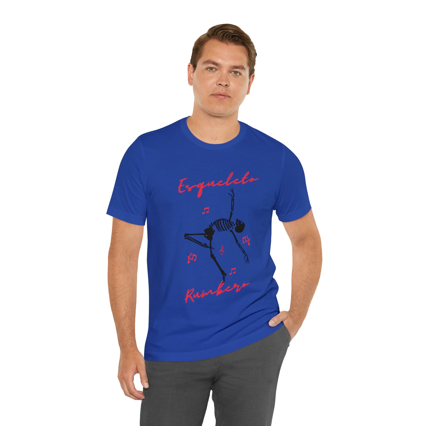 Esqueleto Rumbero Unisex Jersey Short Sleeve Tee