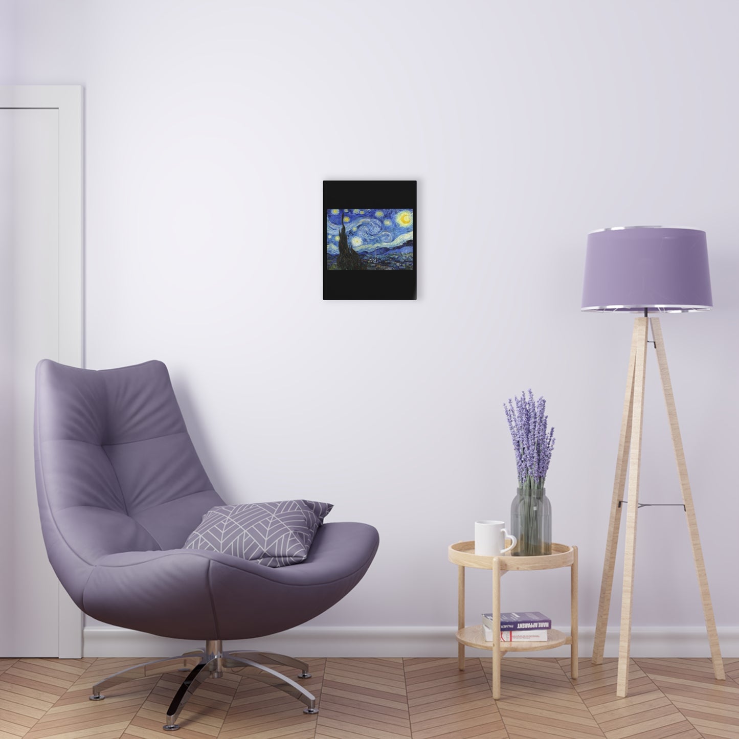 Starry Night By Vincent Van Gogh- Canvas Acrylic Print