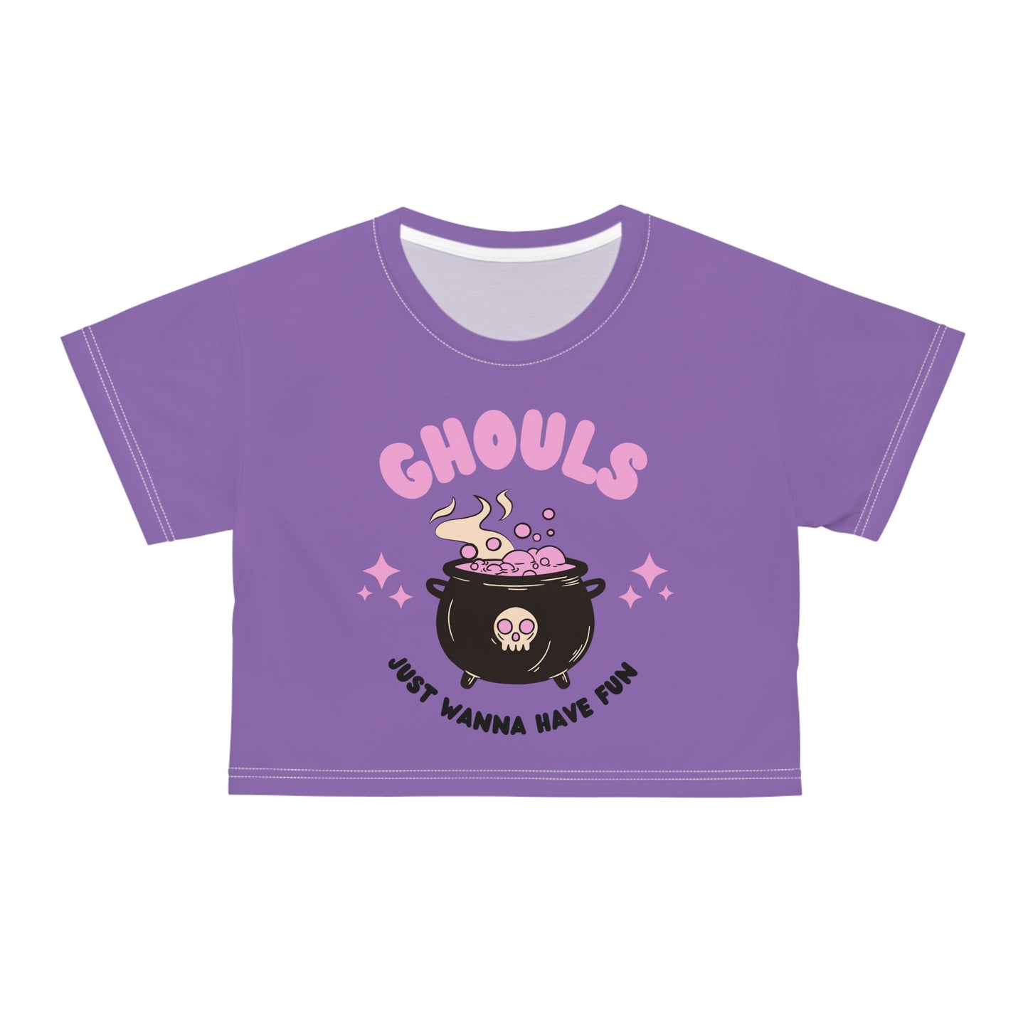 Ghouls Just Wanna Have Fun Cropped T
