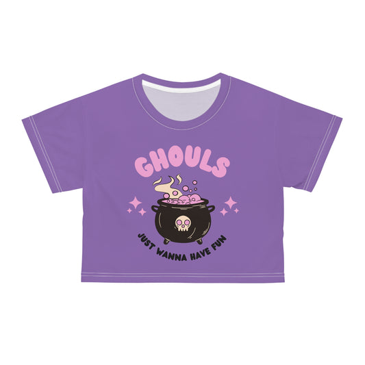 Ghouls Just Wanna Have Fun Cropped T