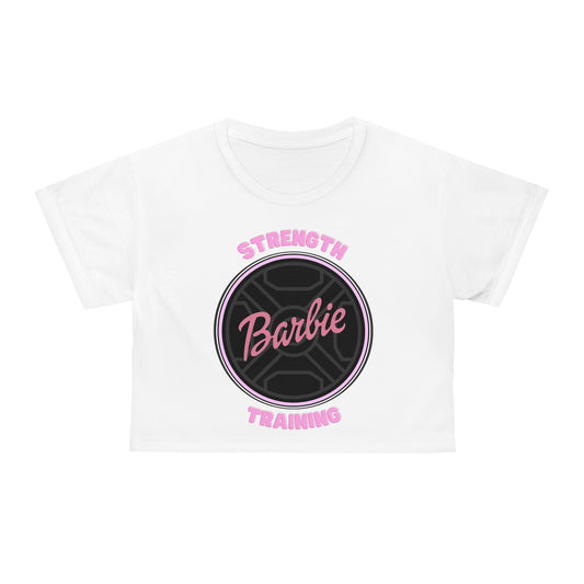 Strength Training Barbie Workout Crop Top