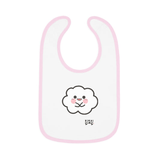Yay- Cumulo Cuties Baby Contrast Trim Jersey Bib