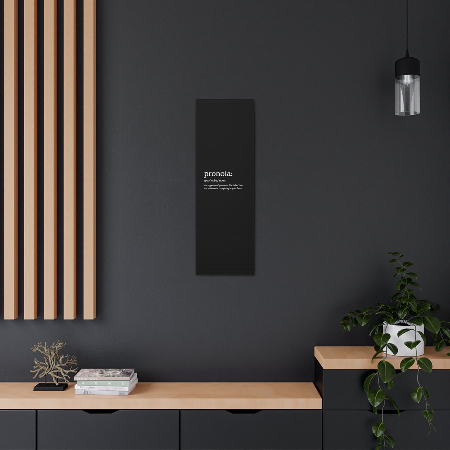 Pronoia - definition Canvas Gallery Wraps