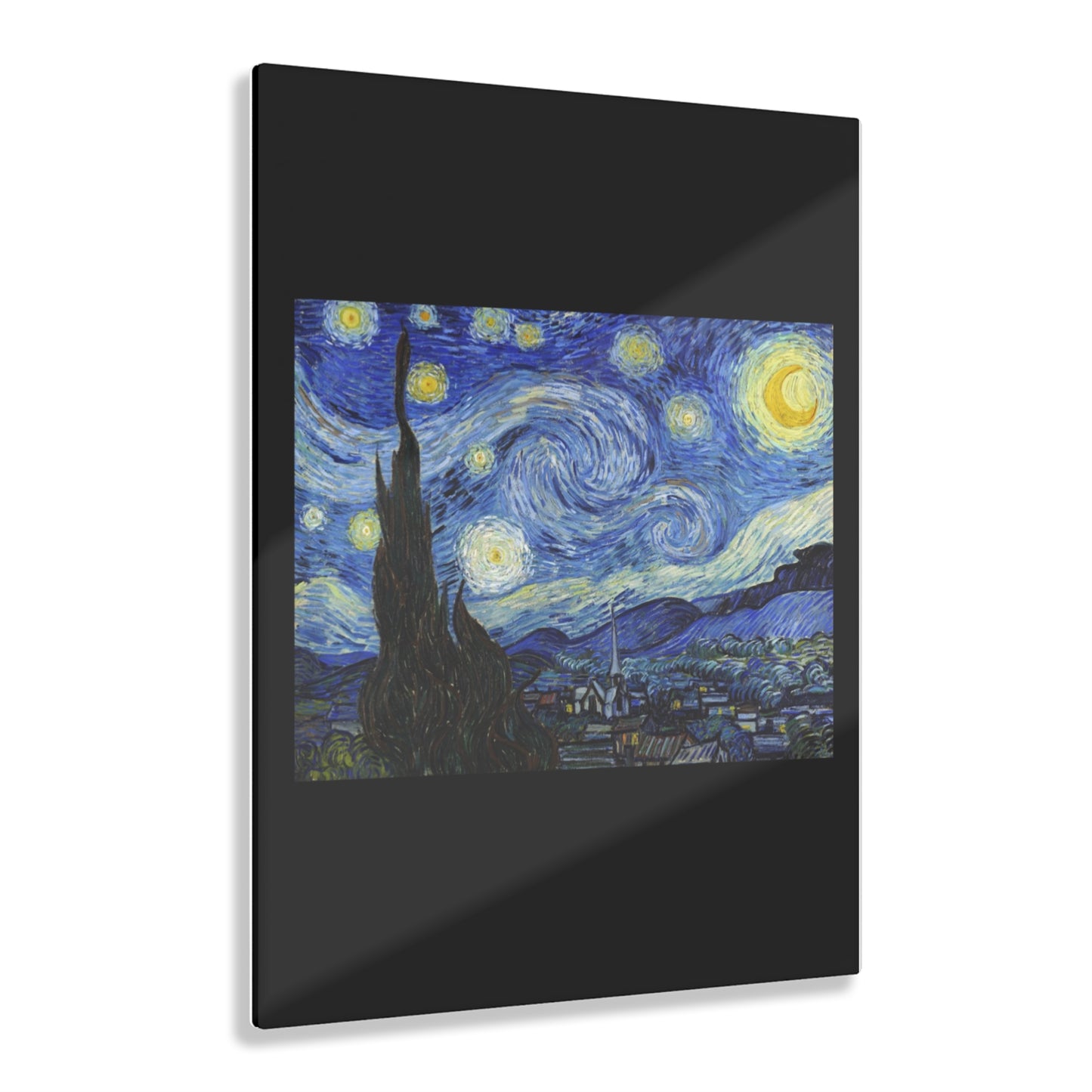 Starry Night By Vincent Van Gogh- Canvas Acrylic Print