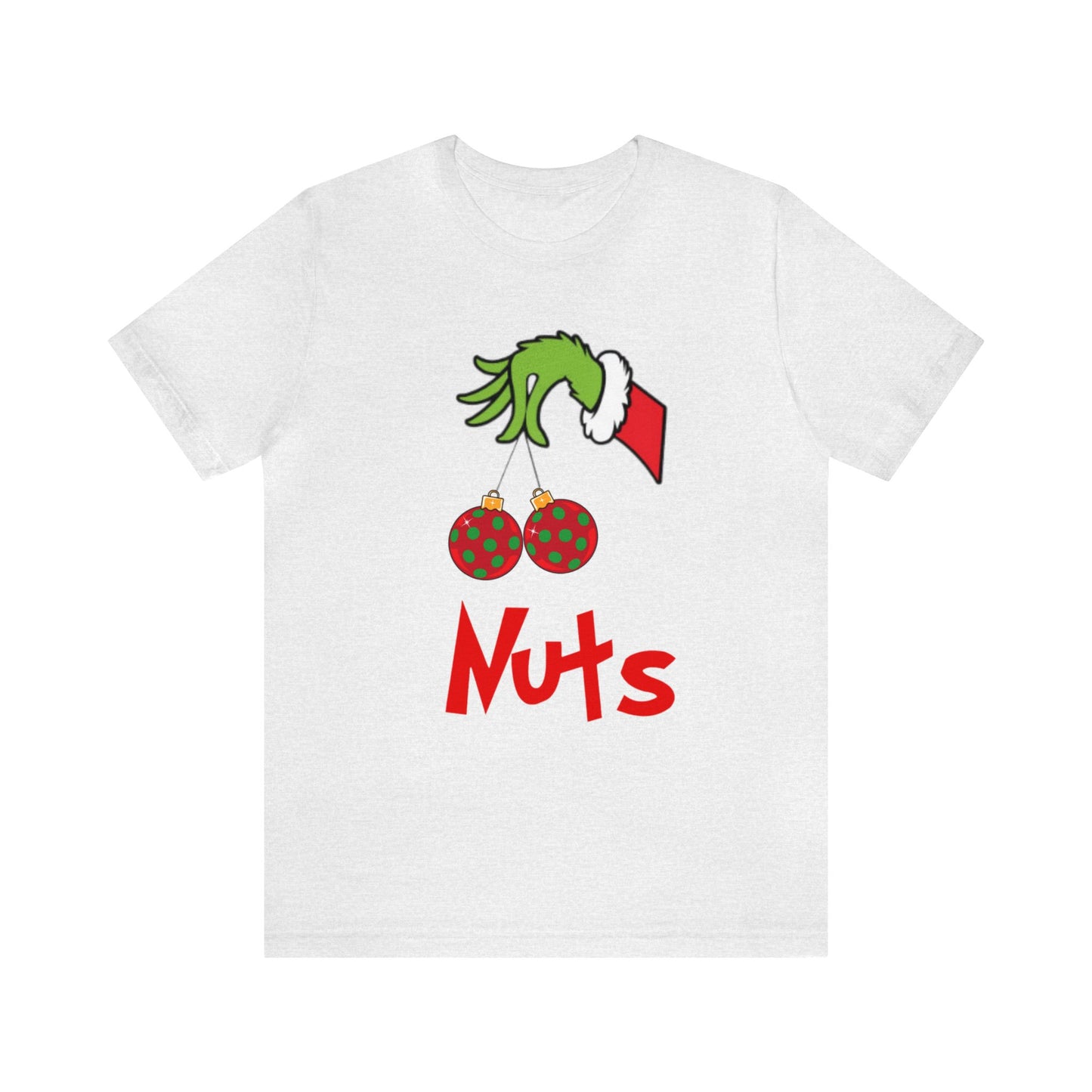 Grinch Couples Tshirt (Nuts) Unisex Jersey Short Sleeve Tee