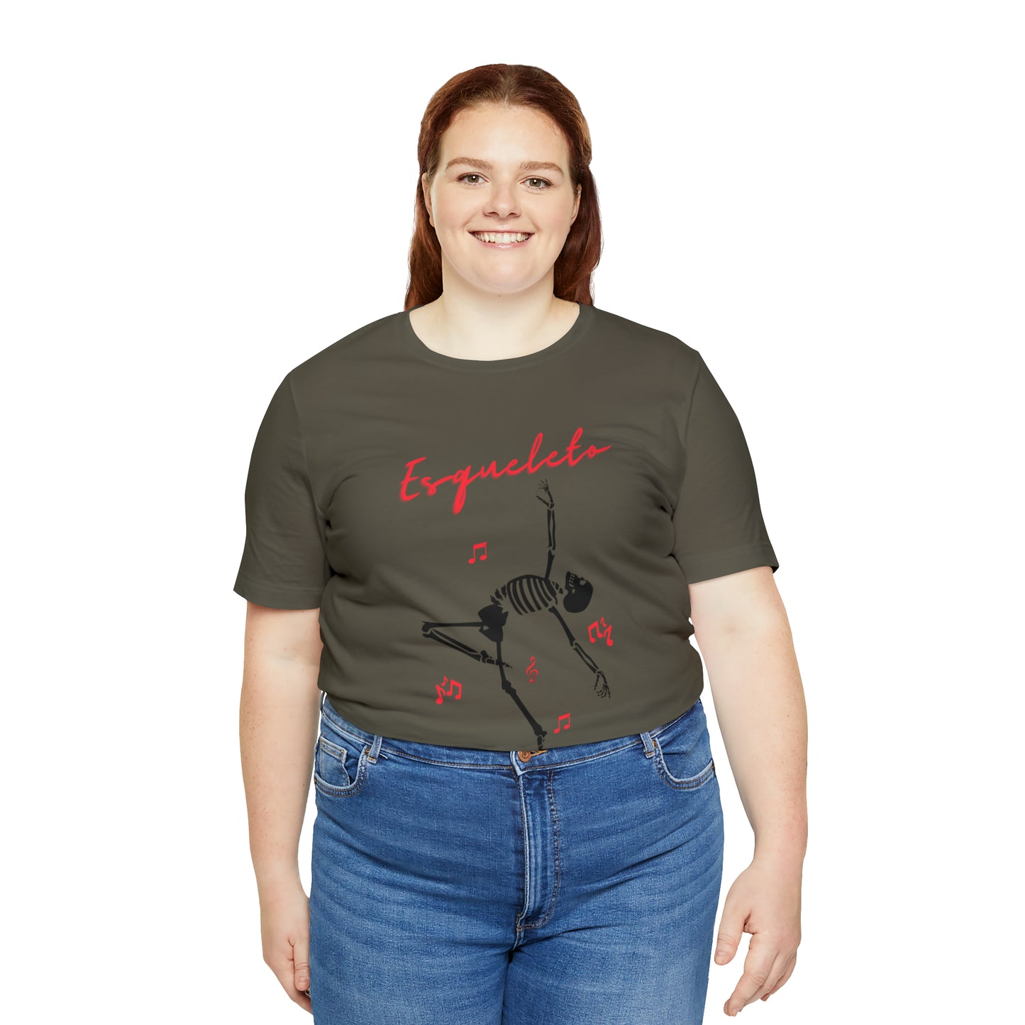 Esqueleto Rumbero Unisex Jersey Short Sleeve Tee
