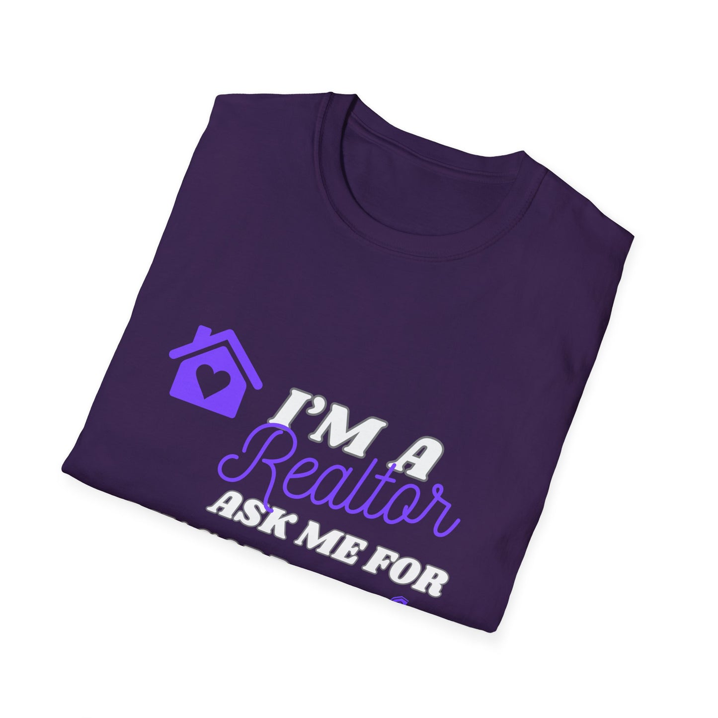 I'm a Realtor Ask me for my card - Perfect for Open Houses and Real Estate Events (purple)