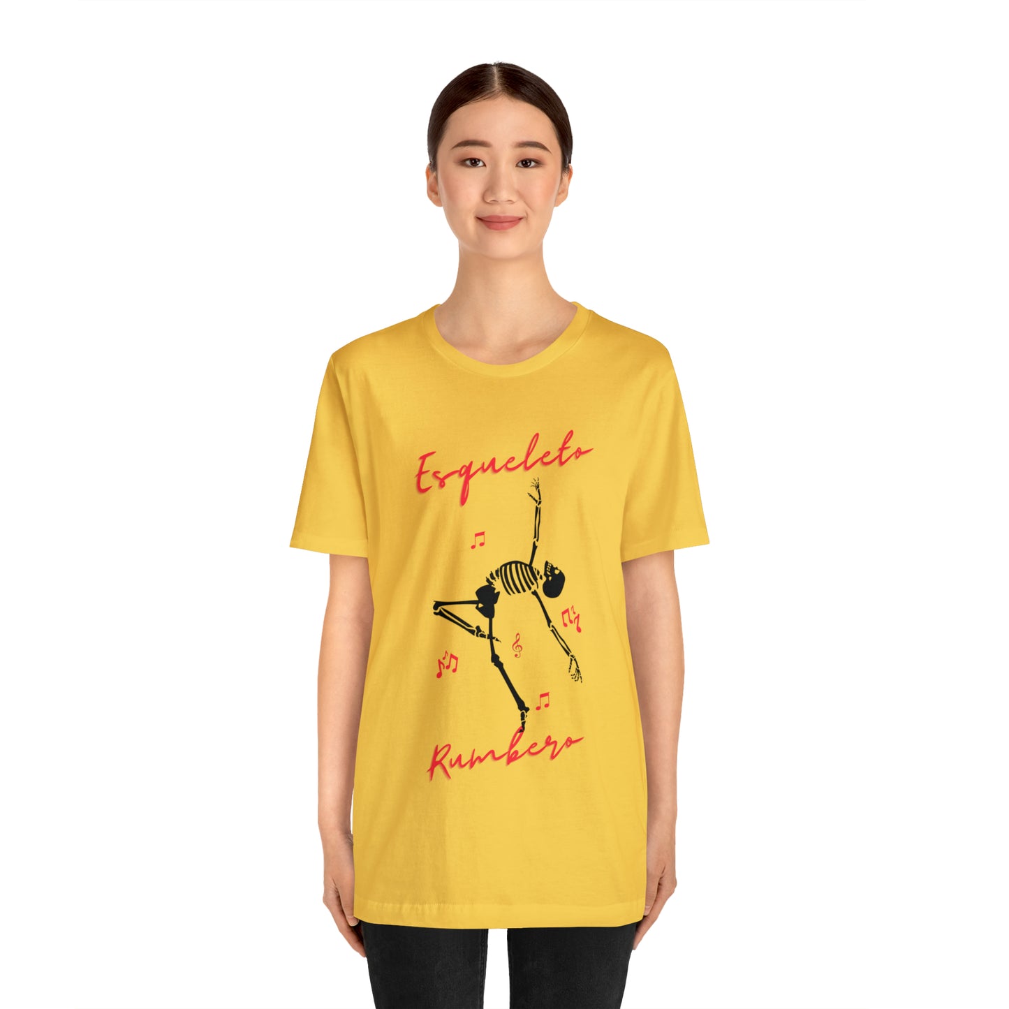 Esqueleto Rumbero Unisex Jersey Short Sleeve Tee