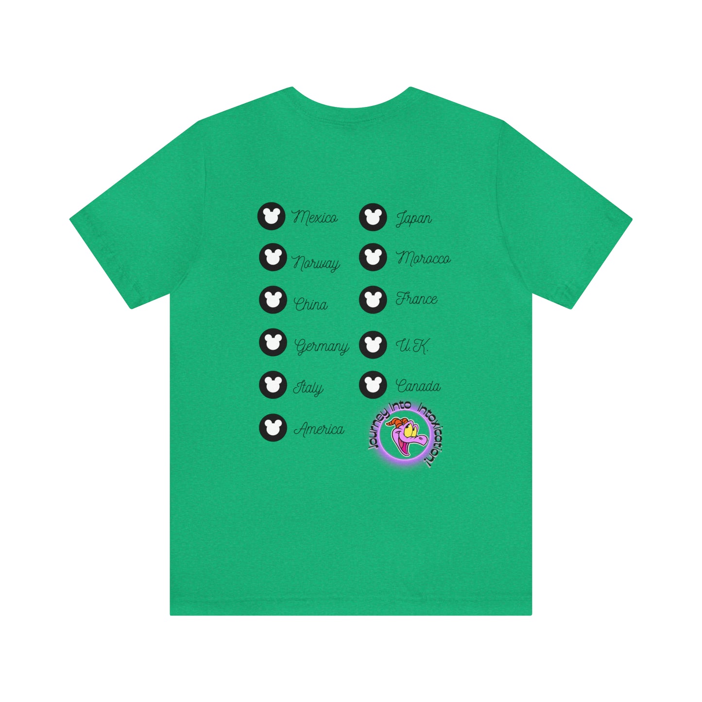 Epcot Drinking Around the World Unisex Jersey Short Sleeve Tee