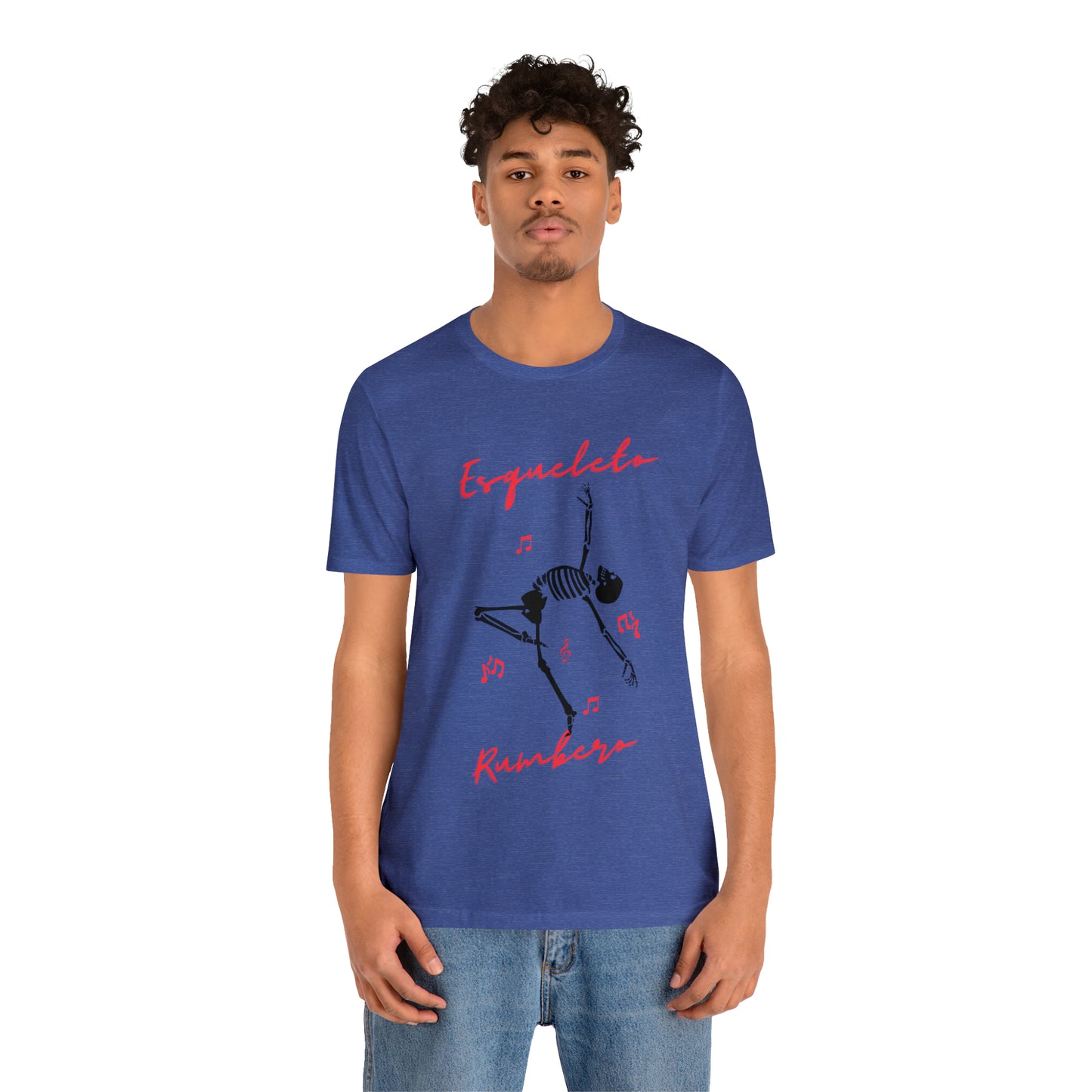 Esqueleto Rumbero Unisex Jersey Short Sleeve Tee