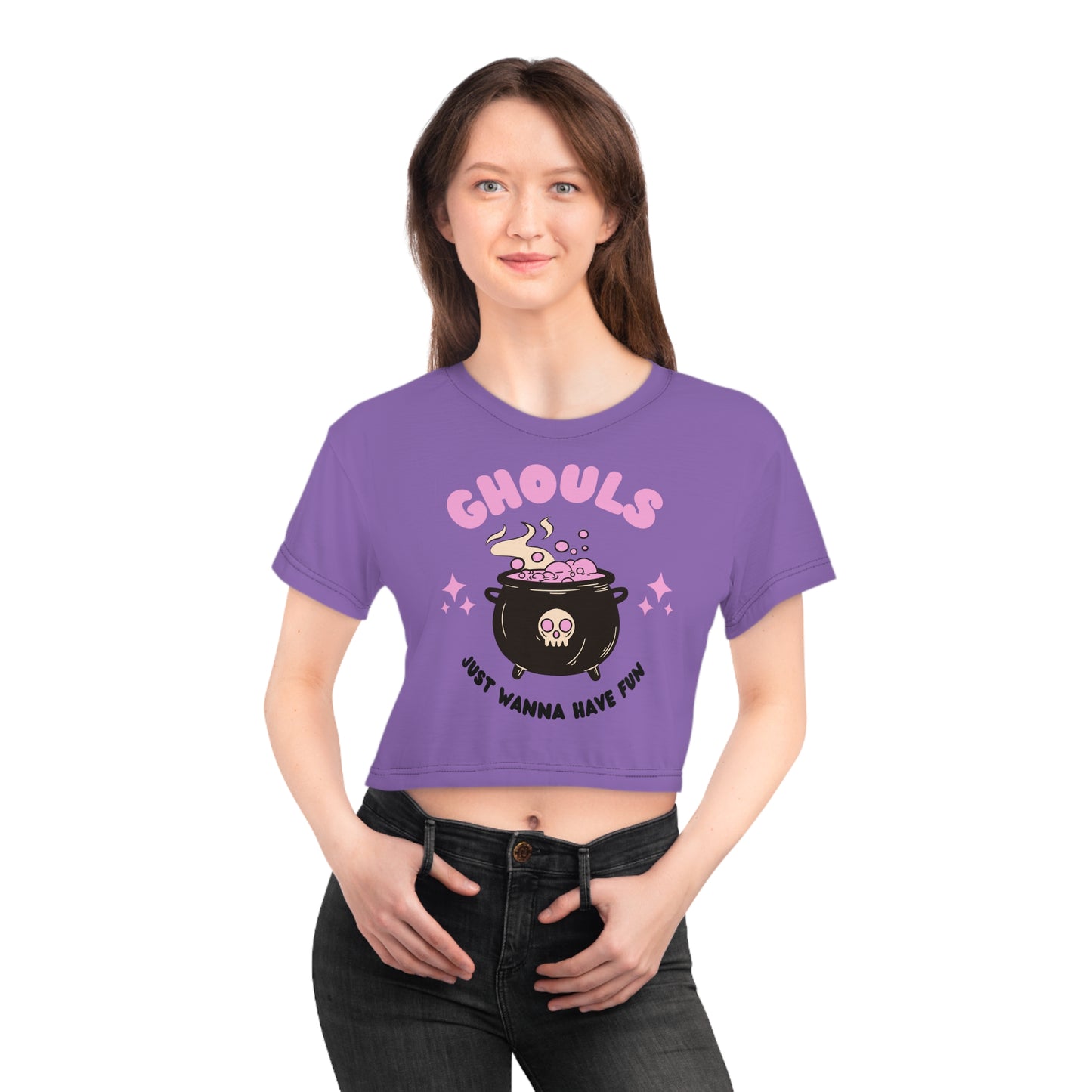 Ghouls Just Wanna Have Fun Cropped T