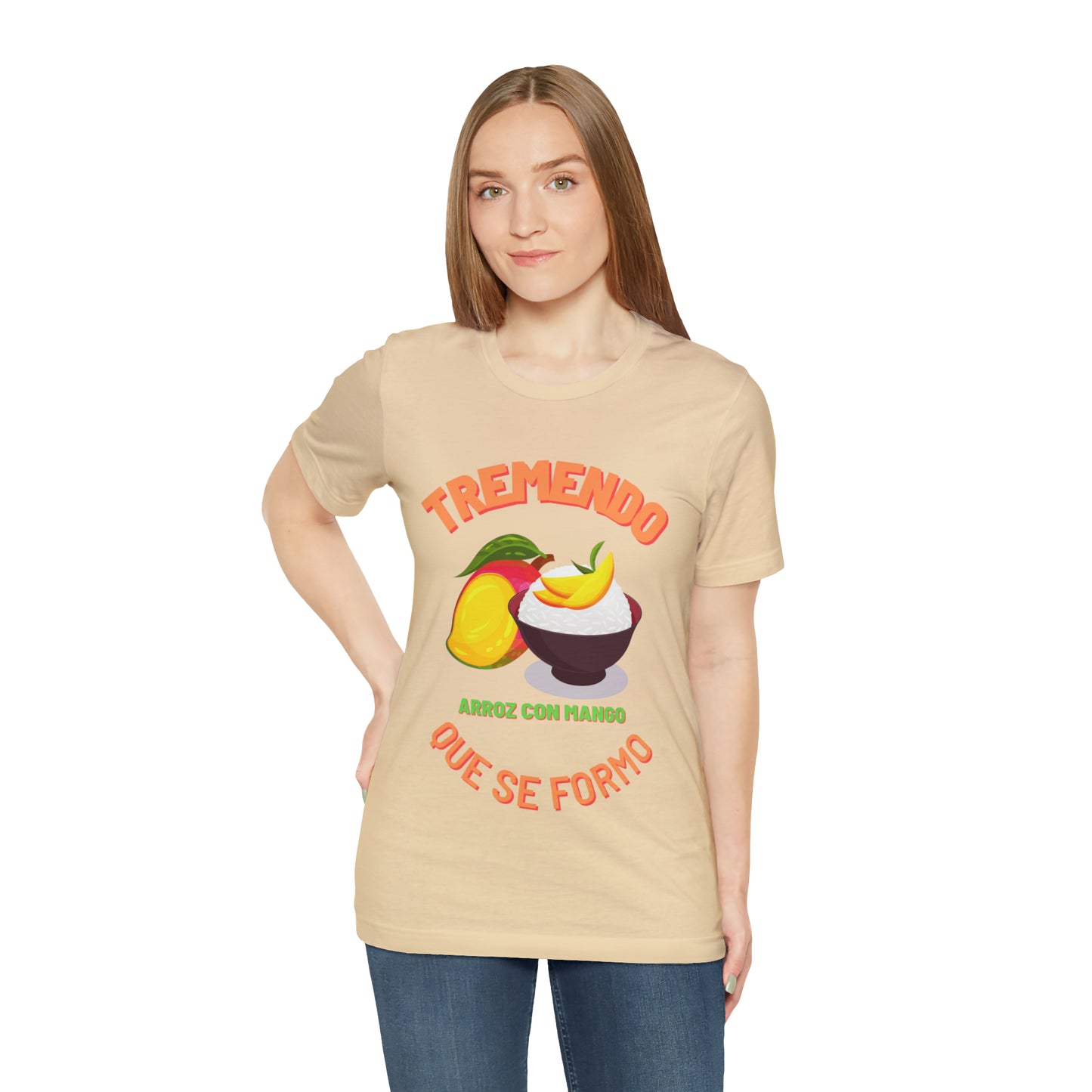 Tremendo Arroz Con Mango Que Se Formo -Unisex Jersey Short Sleeve Tee