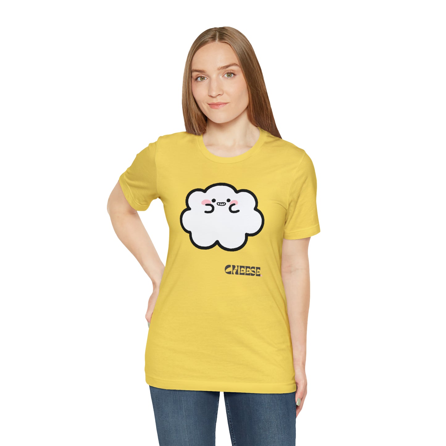Cheese- Cumulo Cuties Unisex Jersey Short Sleeve Tee